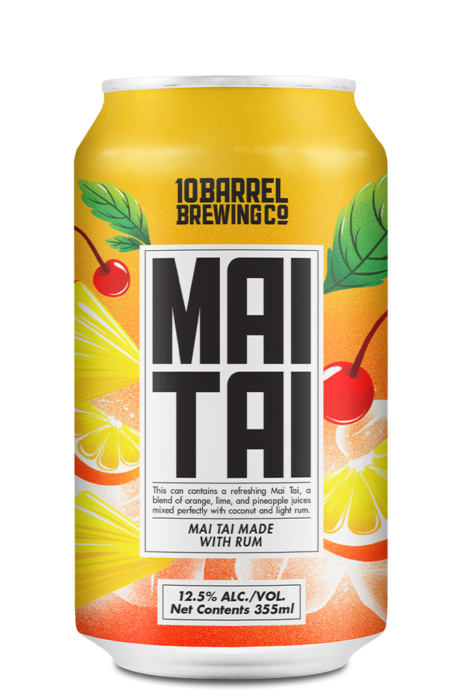 Mai Tai 12oz Can by 10 Barrel Brewing Company, Bend, OR since 2006